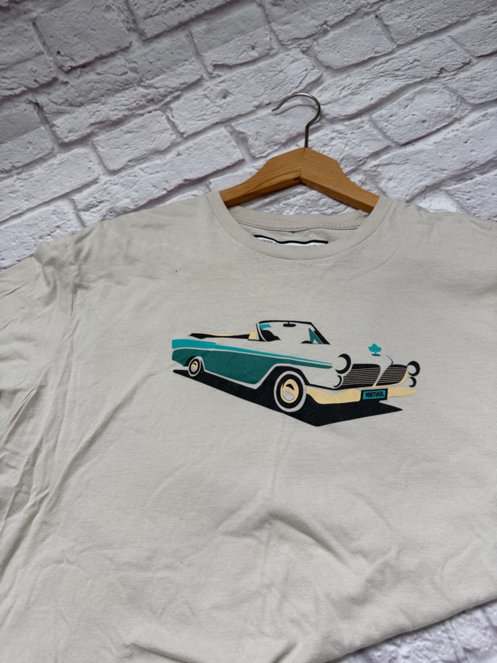 ZYN exclusive Ford thunderbird car shirt tan